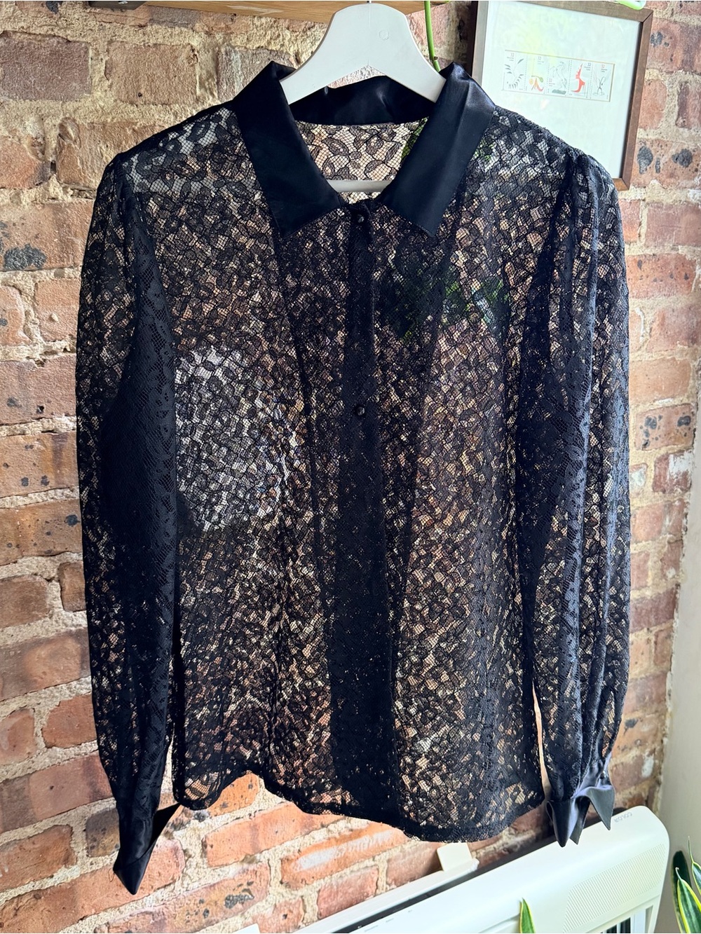 Vintage Lace Button Up
